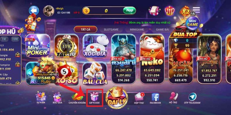 Những điều nên lưu ý khi nhận giftcode 99vin