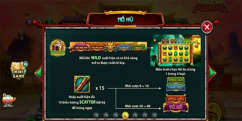 Tận dụng tính năng game KungFu Panda để thắng lớn